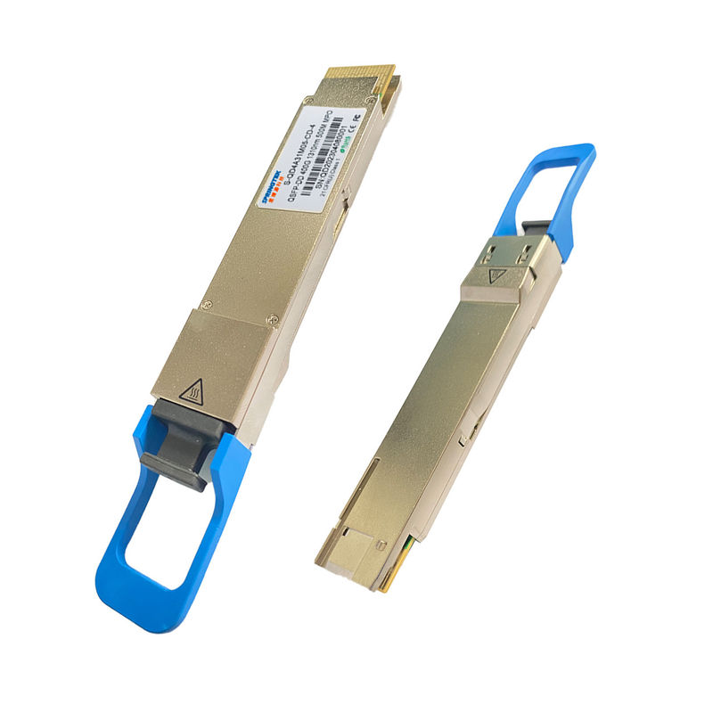 OEM MTP MPO ट्रांसीवर 400G 1310nm 500M संगत सिस्को जुनिपर अल्काटेल QSFP DD DR4