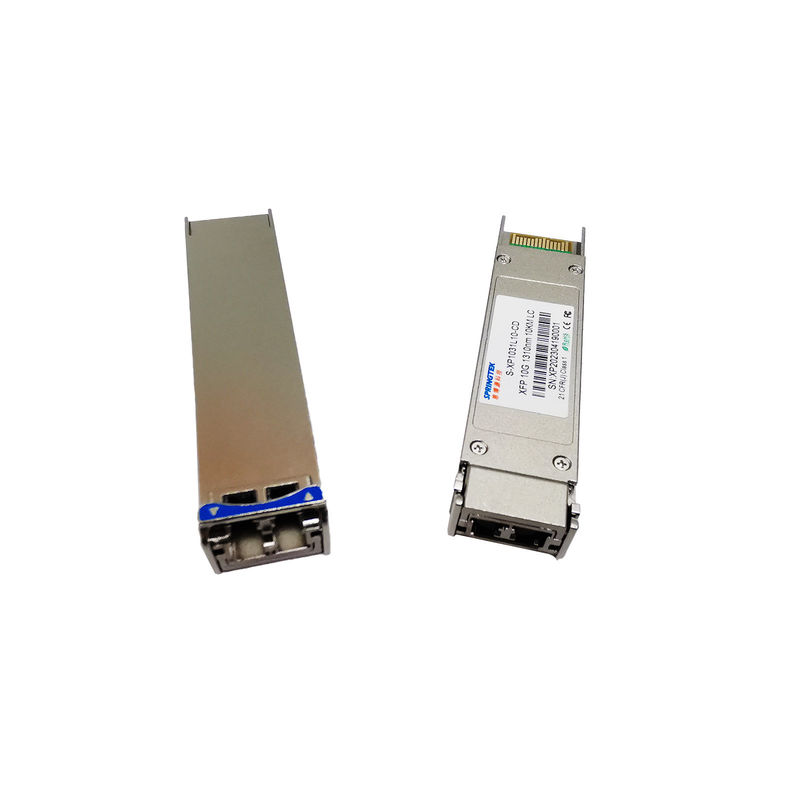 DOM LC SMF ऑप्टिकल ट्रांसीवर 10GBASE-LR/LW सिंगल मोड 1310nm XFP मॉड्यूल 10km