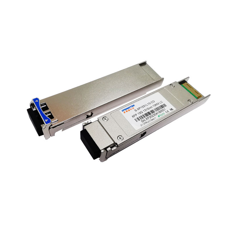 डेल के लिए 10GBASE-LR/LW OC-192/STM-64 DOM मॉड्यूल 10G XFP LR ऑप्टिकल ट्रांसीवर 1310nm 10km